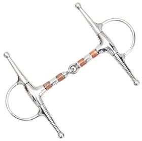 Copper roller full cheek snaffle