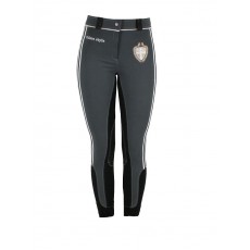 Equileisure Woven Grey & White Striped Breeches