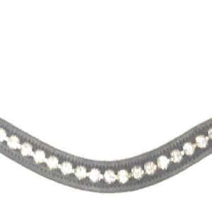 Shaped Browband with Large Round Diamante
