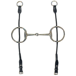 Eggbutt Jointed Rope Gag Bit