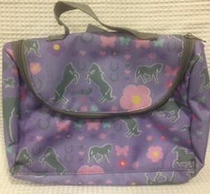 Horse Mad Purple Lunch Box