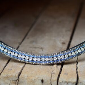 Luxury white jewel browband