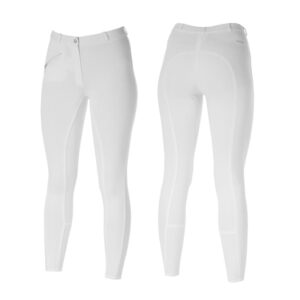 Woman's active silicone grip full seat breeches