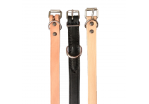 Plain leather collars
