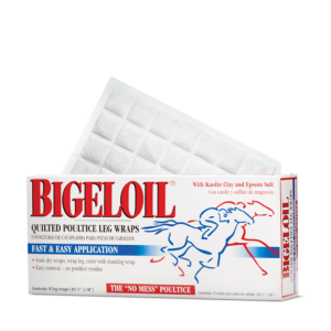 Bigeloil quilted poultice leg wraps