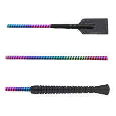 Crop with Colourful Shaft & Grip Handle