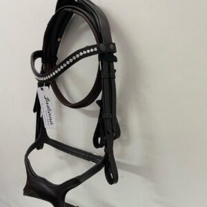 Indiana signature shaped  bridle with rubber reins