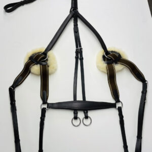 Indiana premium five point breastplates with running martingale attachment