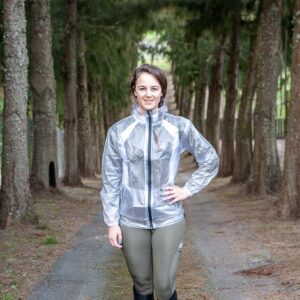 BSE transparent rain jacket