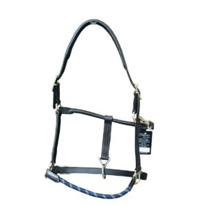 Indiana Leather Rope Halter with lead