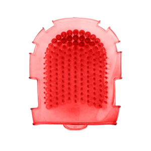 Show time mitt with brush