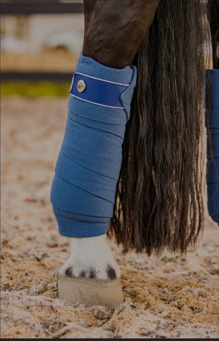Bare Equestrian luxury fleece wraps/bandages - Image 2