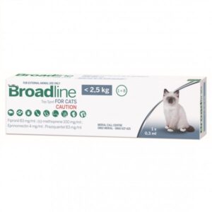 Broadline for cats 2.5kg and under