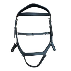 Indiana Flat Micklem Bridle with sure grip reins