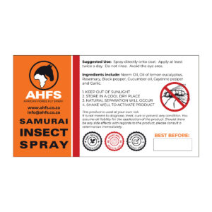 Ahfs Samurai Insect Spray 5l